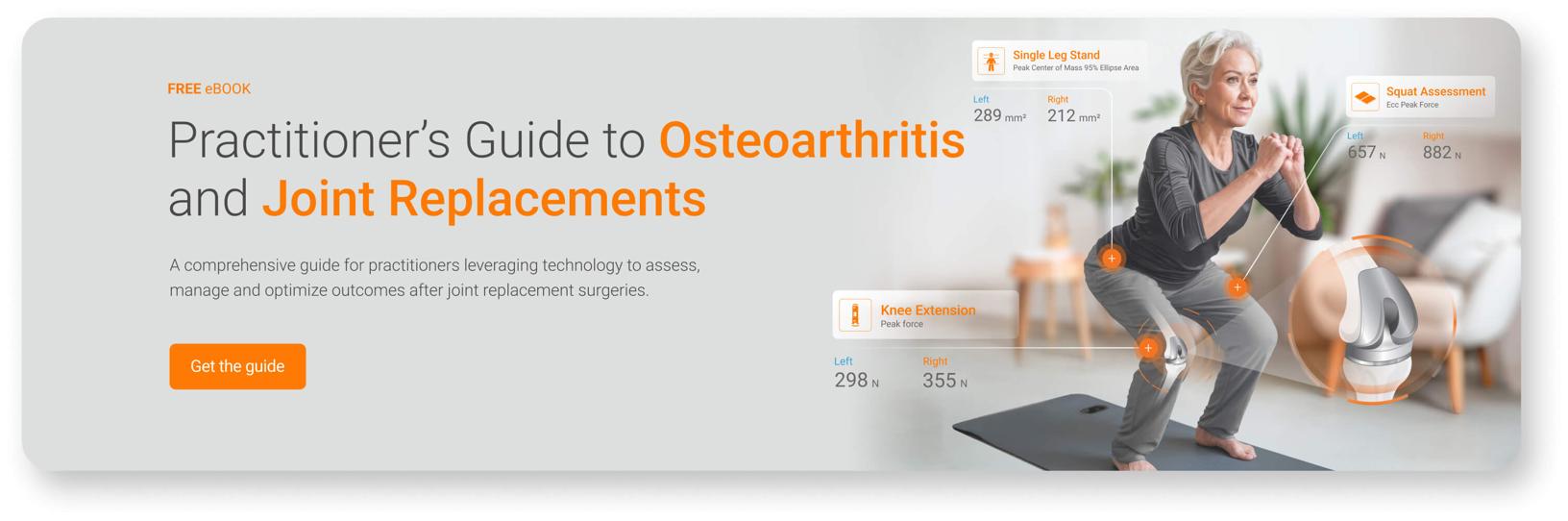 Practitioner’s Guide to Osteoarthritis and Joint Replacements Banner