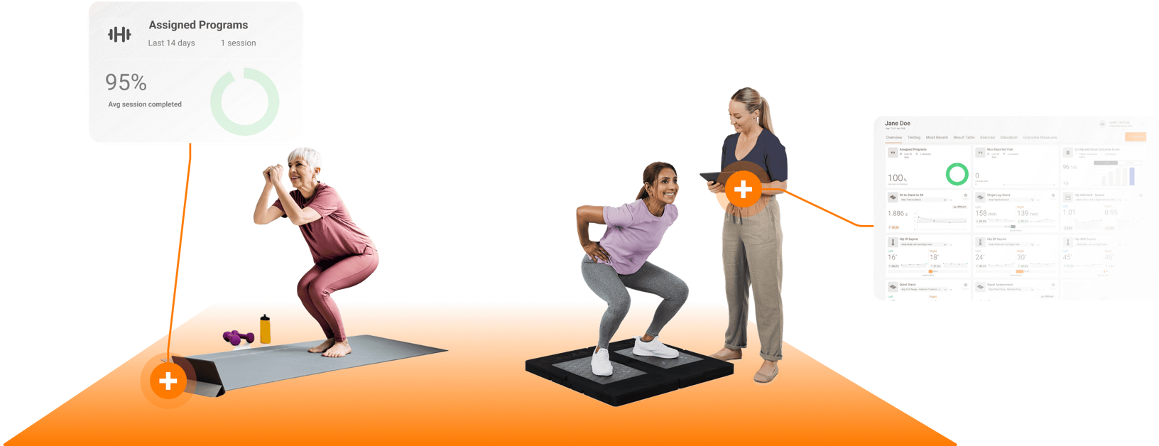 Combining VALD Hub and MoveHealth to connect patient progress with measurable outcomes.