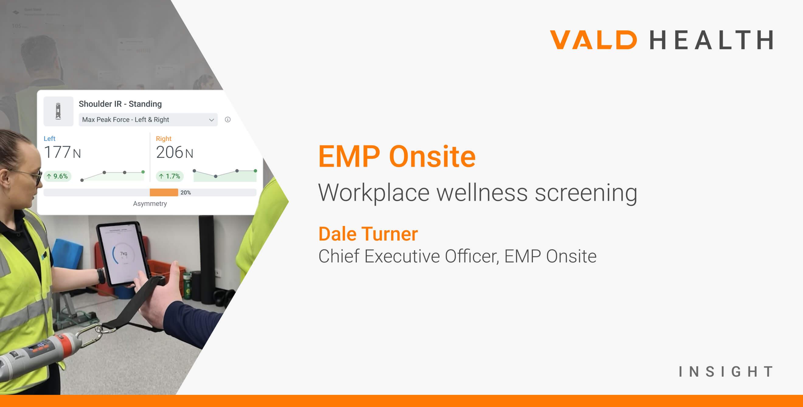 EMP Onsite: Workplace wellness screening