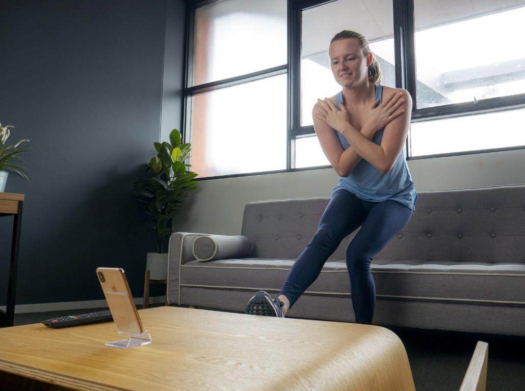 Technology, and particularly telehealth services may be the answer to higher rates of adherence to home exercise programs. Image source: TeleHab