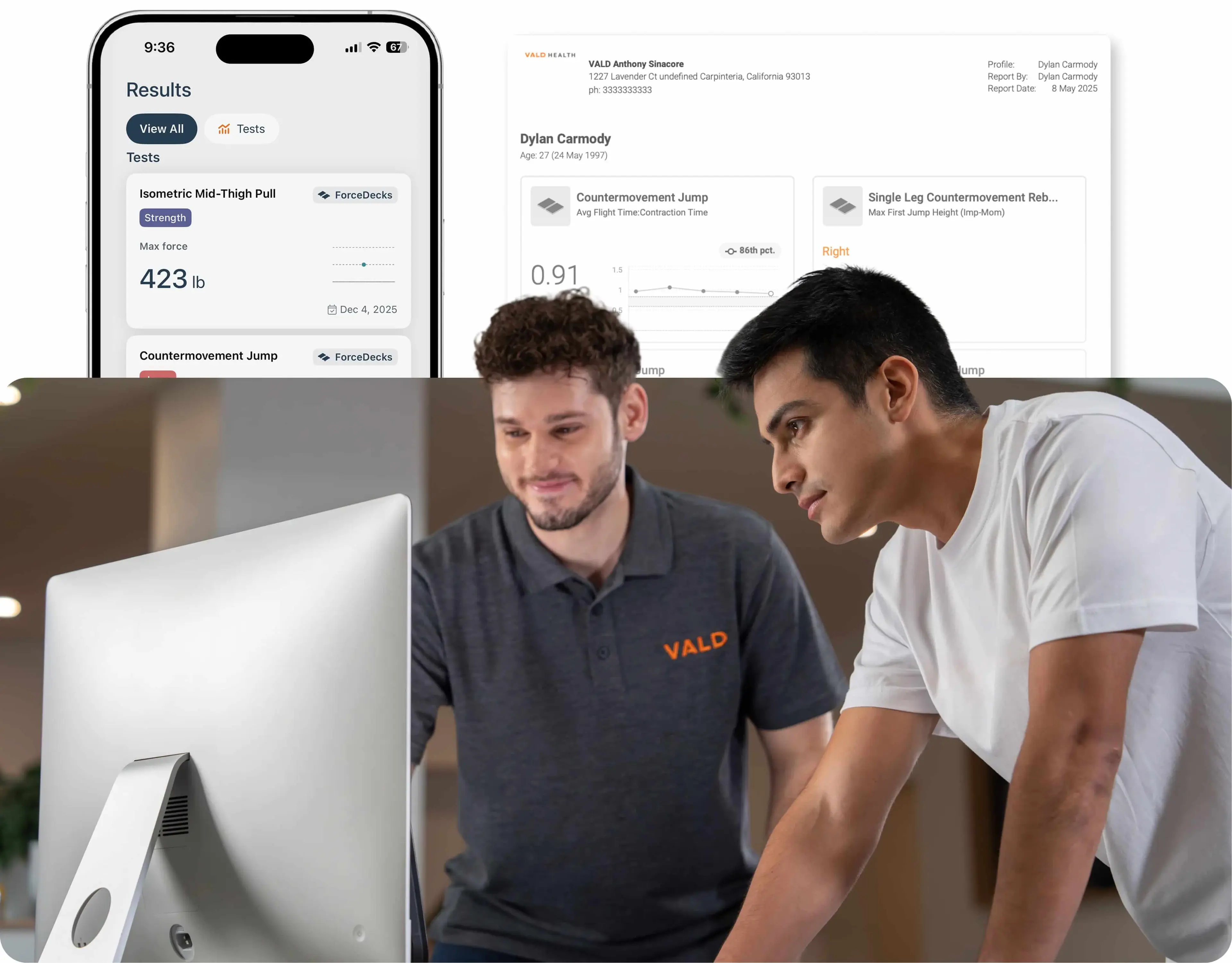 Multiple reporting and data sharing options are available within the VALD Hub ecosystem.