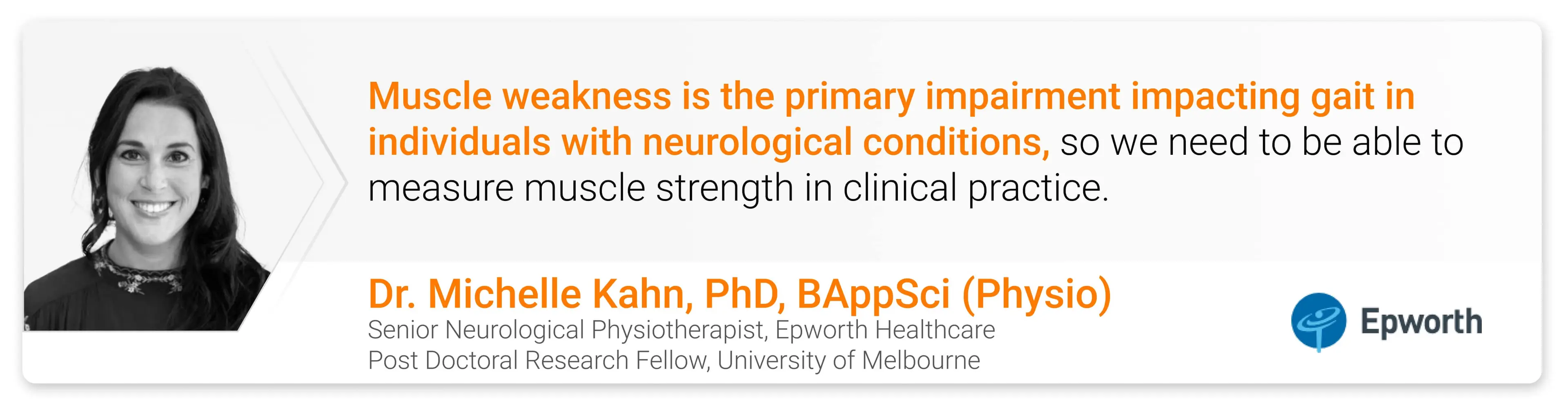 Michelle’s Muscle Weakness Quote