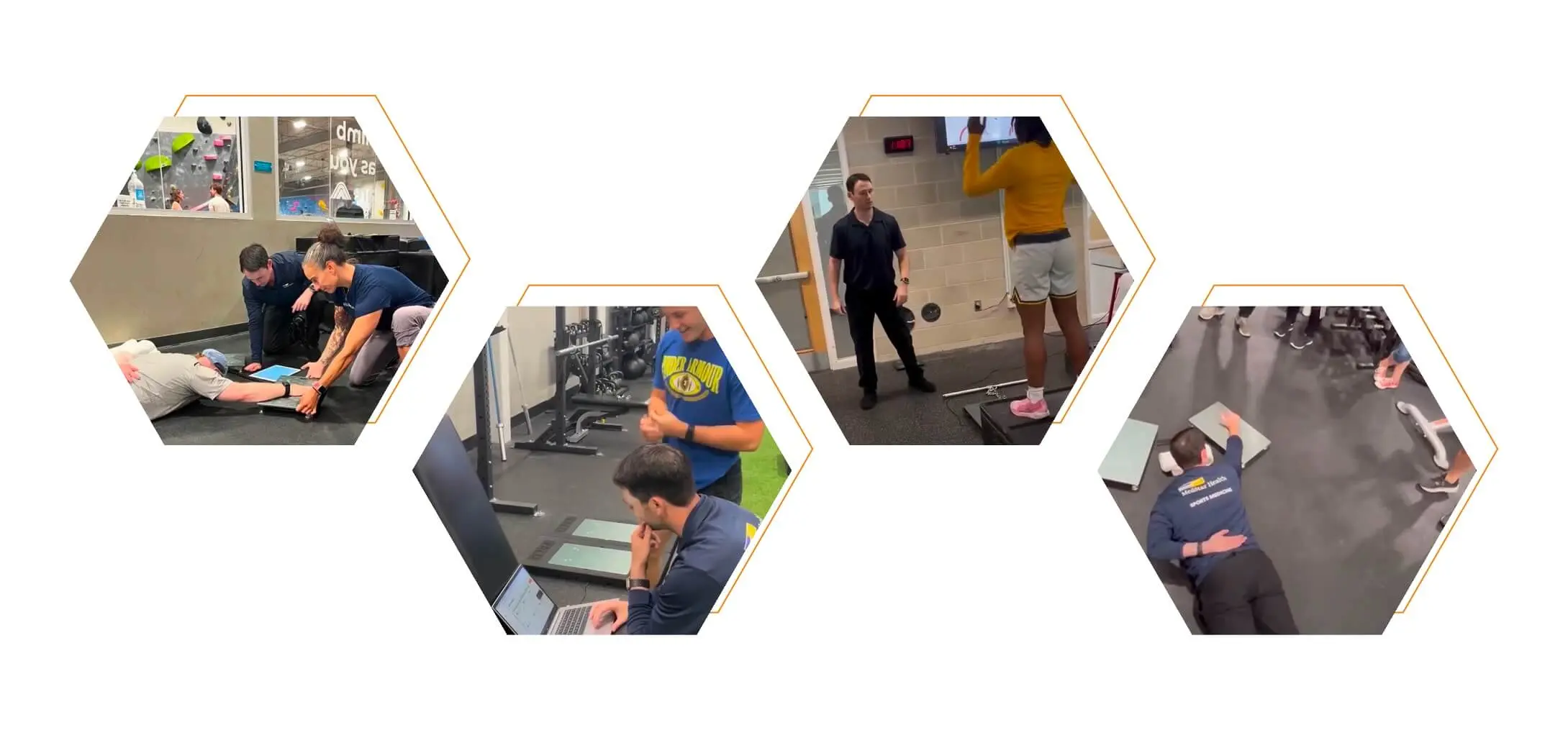 Daniel using ForceDecks in-clinic during his residency at MedStar Health.