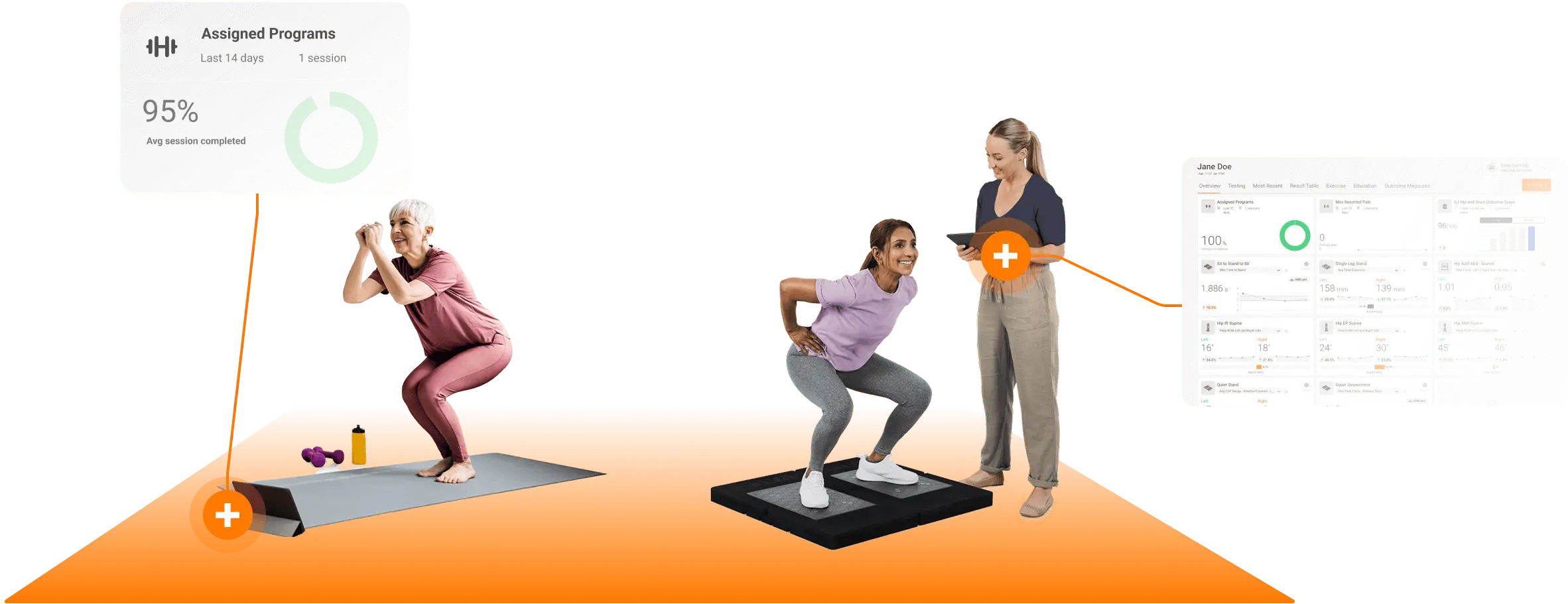 Combining VALD Hub and MoveHealth to connect patient progress with measurable outcomes.