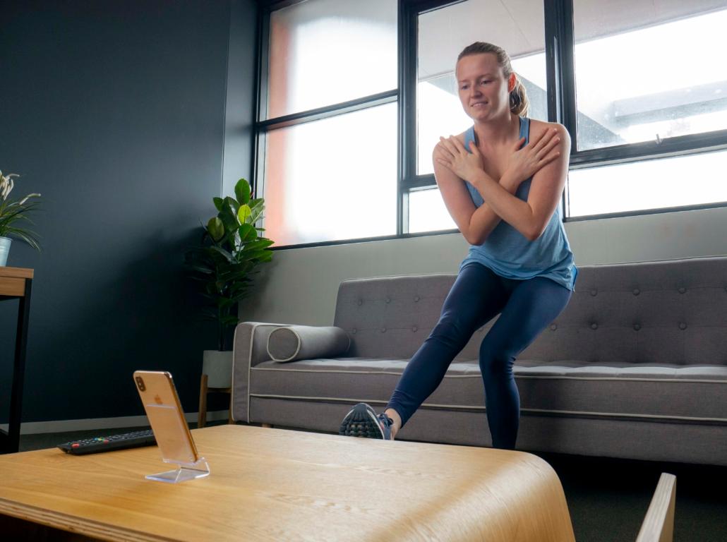 Technology, and particularly telehealth services may be the answer to higher rates of adherence to home exercise programs. Image source: TeleHab