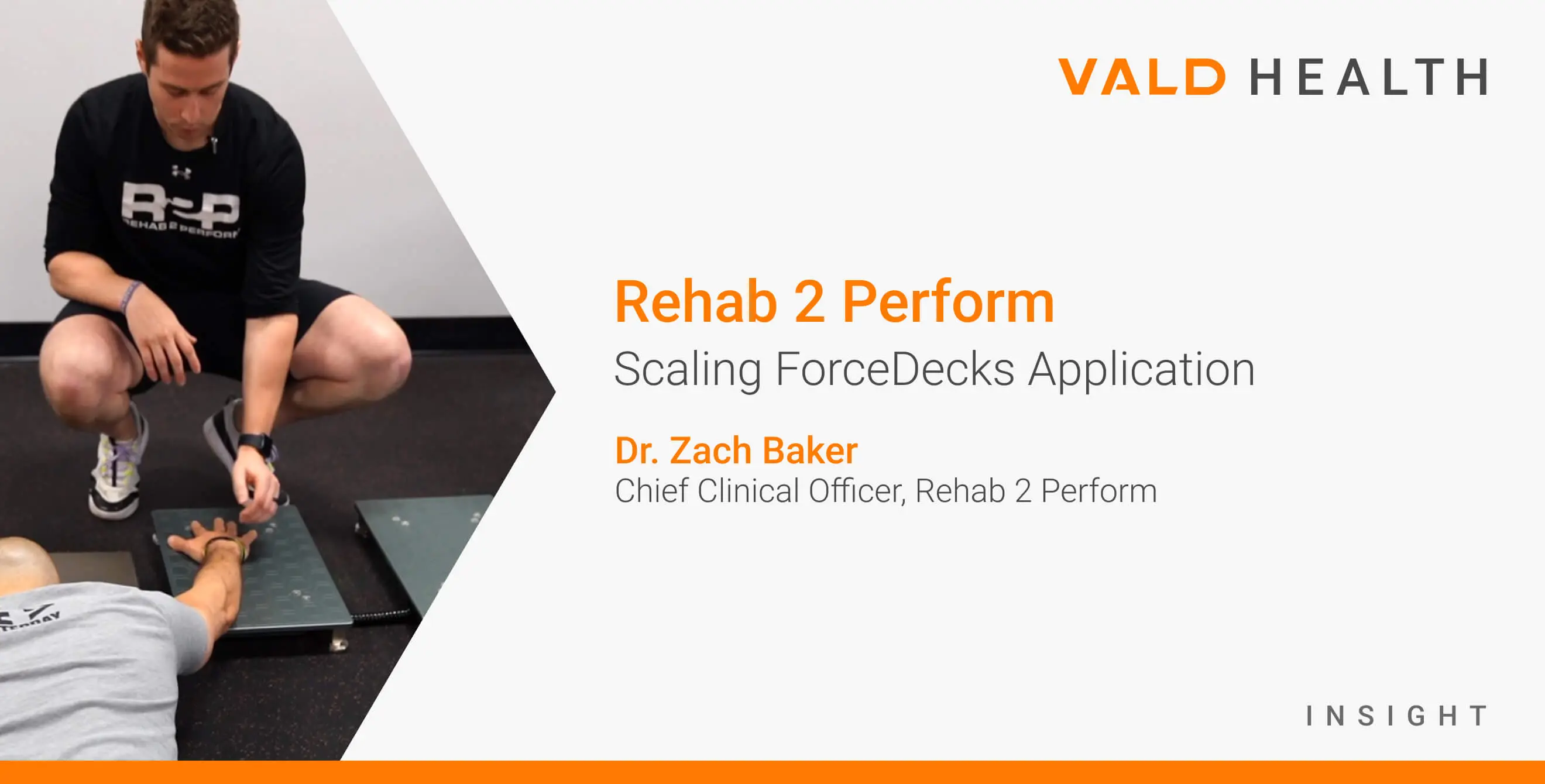 Rehab 2 Perform: Scaling ForceDecks Application